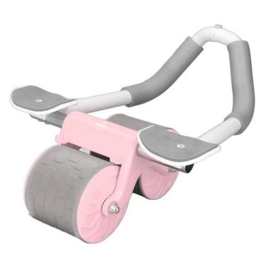 Imagem de Roda Abdominal Dupla Apoio Cotovelo Exercício Lombar Abdomen - Toprio,