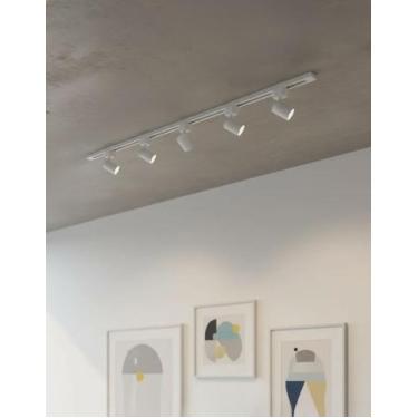 Imagem de Trilho Eletrificado 1m + 5 Spots 7w Led Minimalista Bivolt - Bela Home