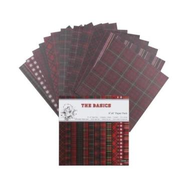 Imagem de Papel Cartão Vintage Com Padrão Floral 6X6 Polegadas Para Scrapbooking