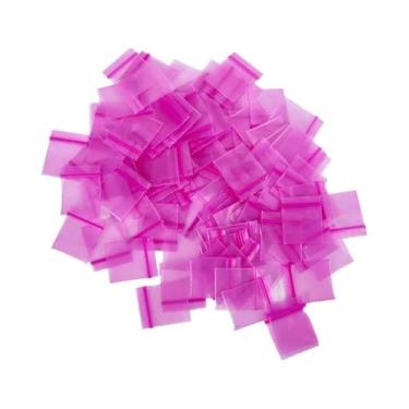 Imagem de Sacos Plásticos Ziplock Multicoloridos Para Pílulas 100 Unidades Sacos