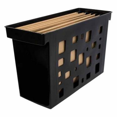 Imagem de Caixa Arquivo Móvel Preto + 6 Pastas Suspensas Kraft Dello - Delo
