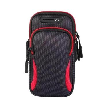 Imagem de Braçadeira Universal Impermeável Para Celular De 6,7'' Com Suporte Par