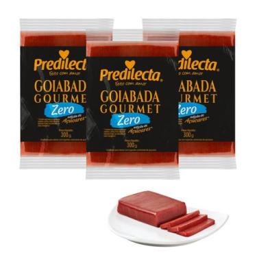 Imagem de Kit Goiabada Gourmet Zero Açúcar - Predilecta 3 Unidades 300g