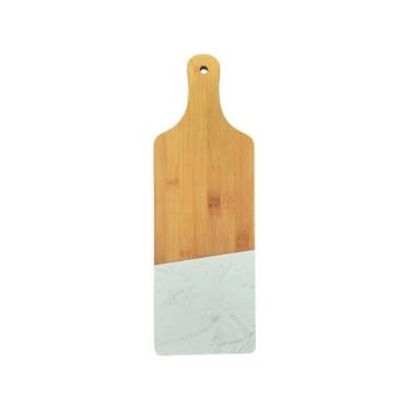 Imagem de Tábua Retangular de Bambu (45 cm) com Mármore - Oikos