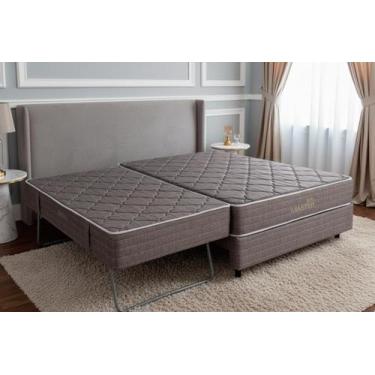 Imagem de Cama Box Base c/Auxiliar Queen Size-158x198x34 MH 1400 (Queen Size-158