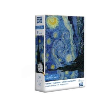Imagem de Quebra Cabeça 500 Peças Vincent Van Gogh A noite estrelada - Toyster B
