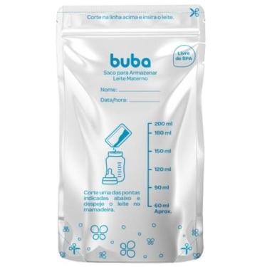 Imagem de Saco Para Armazenar Leite Materno Buba Prático Higiênico Com Zíper Dup