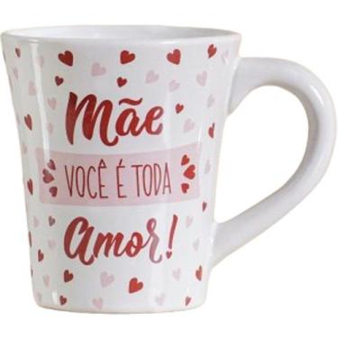 Imagem de Caneca Mãe Especial 100% Cerâmica 300mL - Bene Casa, Vermelho