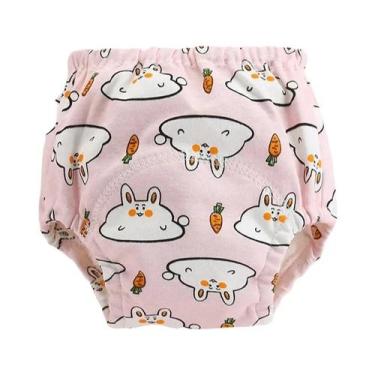 Imagem de Calças De Treinamento De Algodão Para Bebês, Fraldas De Pano Reutilizá