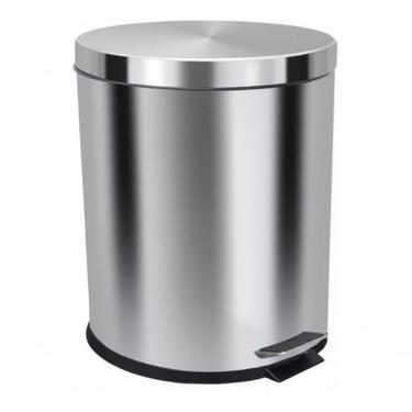 Imagem de Lixeira com Pedal 30 Litros Aço Inox Cesto Interno Removível Abertura com Pedal Inox Hi...