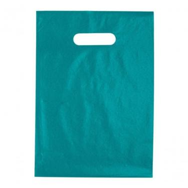 Imagem de Sacola Plástica Boca de Palhaço m 40X50 para Embalagens de Loja Pacote 1KG Aprox 45 Unidades Higipack