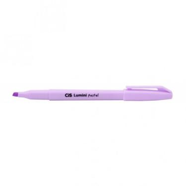 Imagem de Marca Texto Cis Lumini Roxo Pastel com Ponta Chanfrada Traço 1-3,5 mm Embalagem com 1 U...