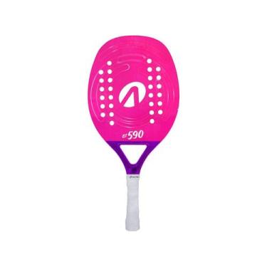 Imagem de Raquete de Beach Tennis Acte Sports BT590, Rosa e Roxo