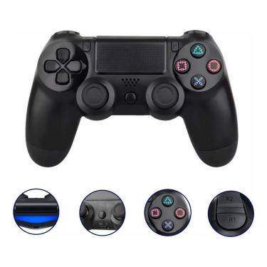 Imagem de Controle PS4 compatível sem fio com bateria recarregável-Unissex