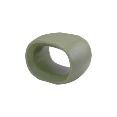 Imagem de Mesa de Centro Cona Redonda Tampo Plástico Base Plástica Verde Oliva para Sala de Estar Moderna