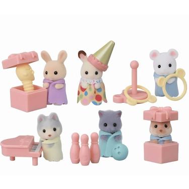 Imagem de Boneco Colecionável Mini Party Babies Bebê Surpresa com Roupinhas e Acessórios Festivos...