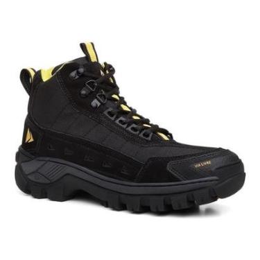 Imagem de Tênis Em Couro Masculino Cano Curto Resistente Reforçado Com C.A-Masculino