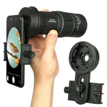 Imagem de Suporte de montagem de adaptador de telefone para telescópio de observ