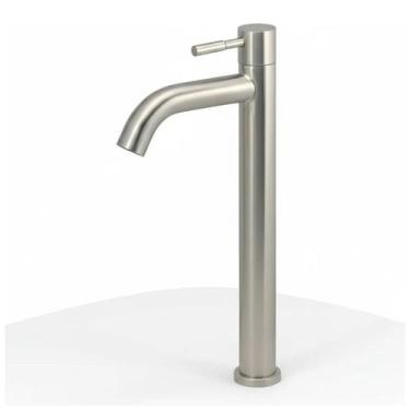Imagem de Torneira Lopazzi 30cm Clean Cuba Banheiro Cozinha Inox Escovado