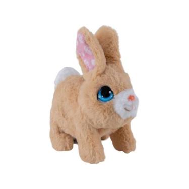 Imagem de Pelúcia Coelho Fur Real Interativa Sunny Brinquedo, Bege, Coelho