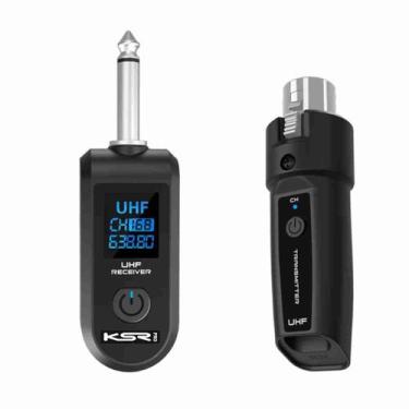 Imagem de Transmissor conversor microfone sem fio audio mesa KSR T8A 