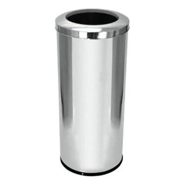 Imagem de Lixeira Em Aço Inox Com Aro Inox 50l C34 - Higipack