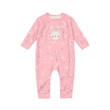 Imagem de Macacão bebê menina de coelhinho Brandili Baby-Unissex