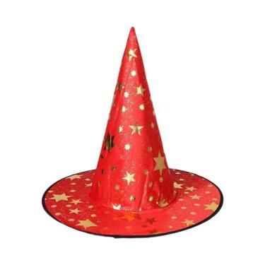 Imagem de Chapéu De Halloween Para Crianças E Adultos, Bruxa, Mago, Máscara, Pen