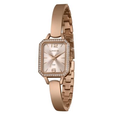 Imagem de Relógio LINCE feminino rose prateado LQRH298L23 R2RX