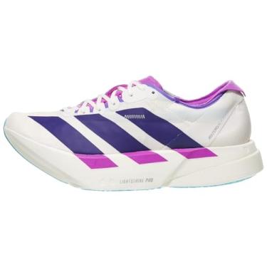 Imagem de adidas Tênis de corrida feminino Adizero Adios Pro 3 - Branco, Multi, 5.5 Wide