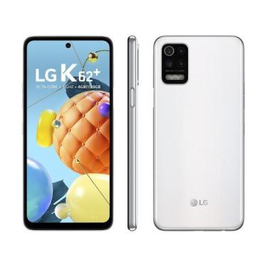 Imagem de Smartphone LG K62+ 128GB Branco 4G Octa-Core - 4GB RAM Tela 6,59 Câm. 