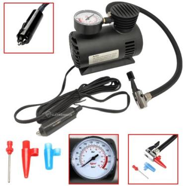 Imagem de Compressor De Ar Automotivo Portátil 12v Encher Pneu Bola 250psi LKD21