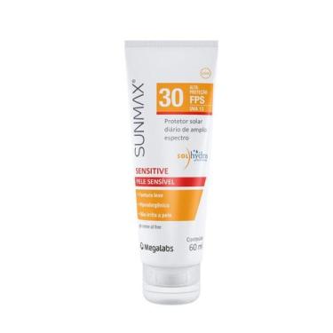 Imagem de Protetor Solar Facial Gel Creme FPS30 Sunmax Sensitive 60g
