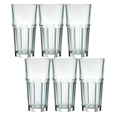 Imagem de Conjunto 6 Copos Estilo Long Drink em Vidro 340ml - DELLA IMPORT