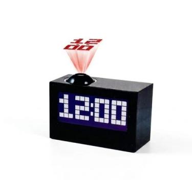 Imagem de Relógio de Mesa Despertador Digital Projeção 180 Highstar