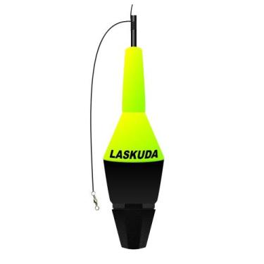 Imagem de Bóia Pino Torpedo Lastro Laskuda Encapsulado 70g - Jr Pesca, Amarelo