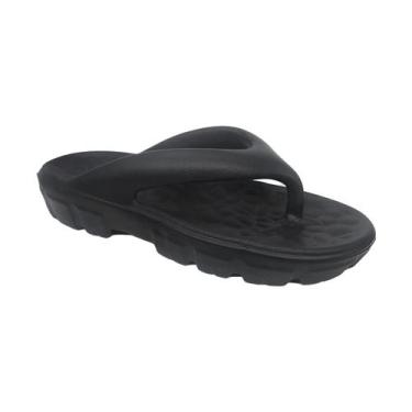 Imagem de Chinelo Anatomico Dedo Nuvem Conforto Eva Leve Macio Preto - Yvate, Pr