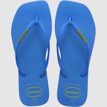 Imagem de Chinelo Havaianas Logo Popup - Azul, 37/38, Azul