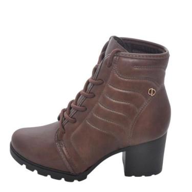 Imagem de Bota Feminina Dakota Cano Baixo REF: D-2441, Cafe, 36