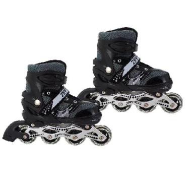 Imagem de PATINS SPORTS CINZA / ROSA 33-37 Infantil até 50KG REF 8846 - Zippy To