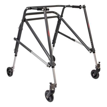 Imagem de Andador Posterior Alumínio 4 Rodas Tam G Reabilitação Mercur