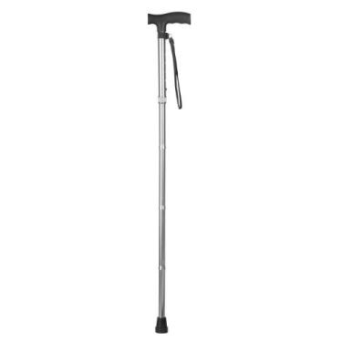 Imagem de Bengala Mercur Tipo T Dobravel, PRATA, UNICO
