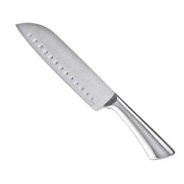 Imagem de Faca Santoku Profissional em Aço Inox Multiuso 31cm - Wari