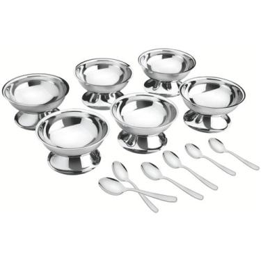 Imagem de Jogo Para Sorvete Tramontina Service Aço Inox 12 Peças