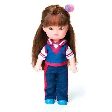 Imagem de Mini Boneca Poliana as Aventuras de Poliana Personagem da Linha com Roupas e Acessórios Estrela