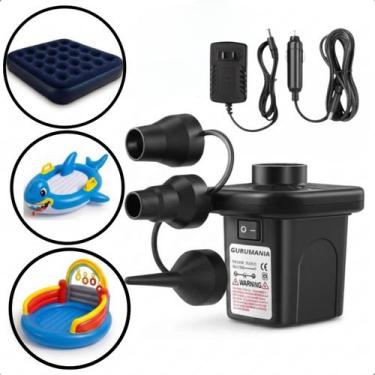 Imagem de Bomba Portátil Elétrica Mini Compressor Ar Bilvot Compacto Enche Esvaz