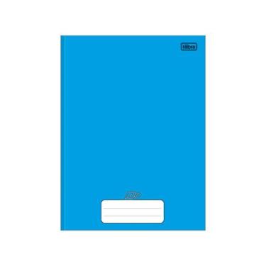 Imagem de Caderno Universitário Brochura D+ Tilibra Azul com 96 Folhas Pautadas 