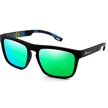 Imagem de Óculos de Sol HU WOOD Polarizados Óculos de Sol Quadrado Esportivo ao Ar Livre com Proteção Uv400 (C1)