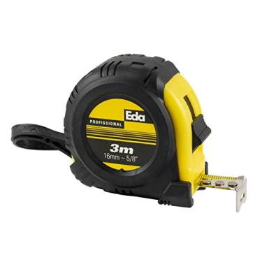 Imagem de EDA Trena Com Caixa Plástica Emborrachada Eda Preto 3M