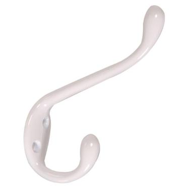 Imagem de The Hillman Group 592554 Gancho para roupas, branco, 1 unidade